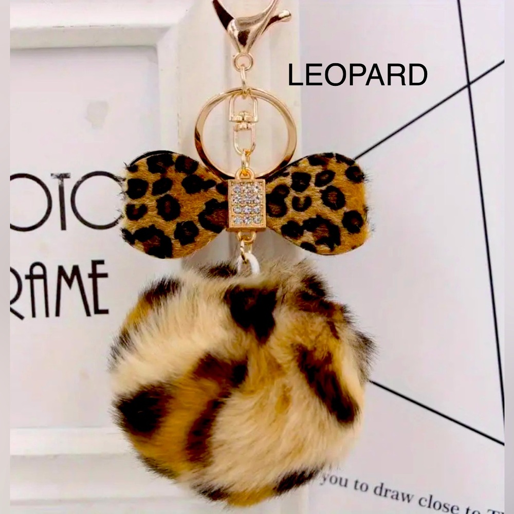 BOW keychain with charm 
Choice of one NWT